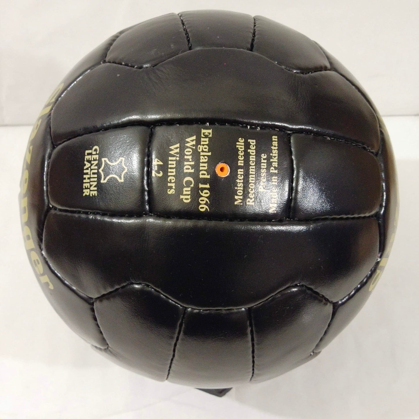 Slazenger Four Star 25 Black | 1966 FIFA World Cup Ball | GENIUNE LEATHER SIZE 5 04