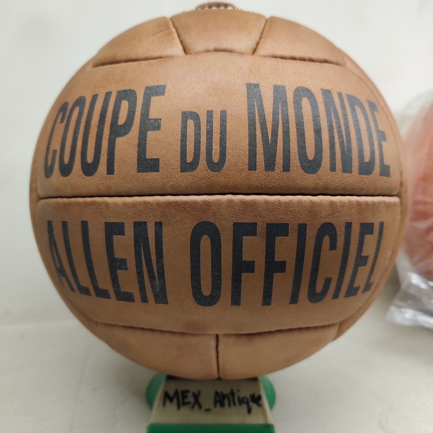 Allen Officiel Coupe Du Monde | 1938 FIFA World Cup Ball | GENIUNE LEATHER SIZE 5