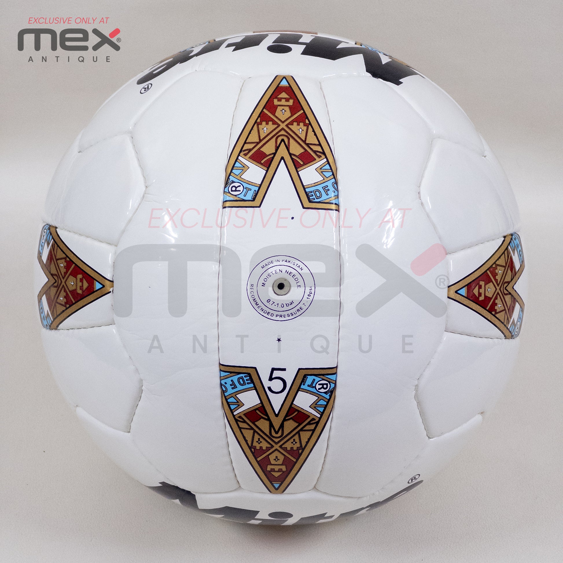 Mitre West Ham United | The Hammers | Size 5 Football | 90s 02