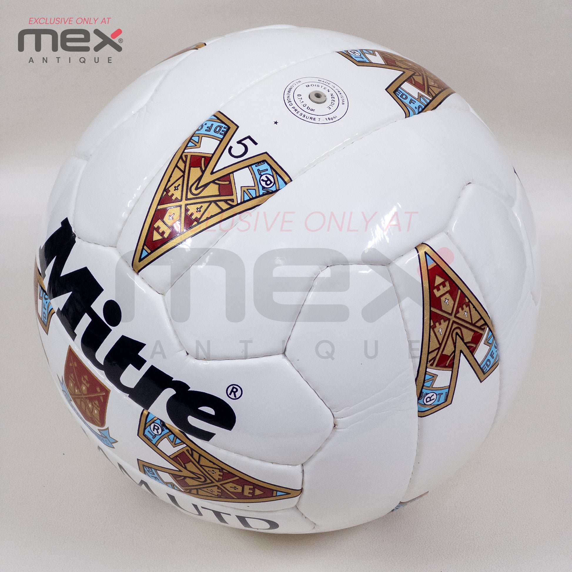 Mitre West Ham United | The Hammers | Size 5 Football | 90s 03