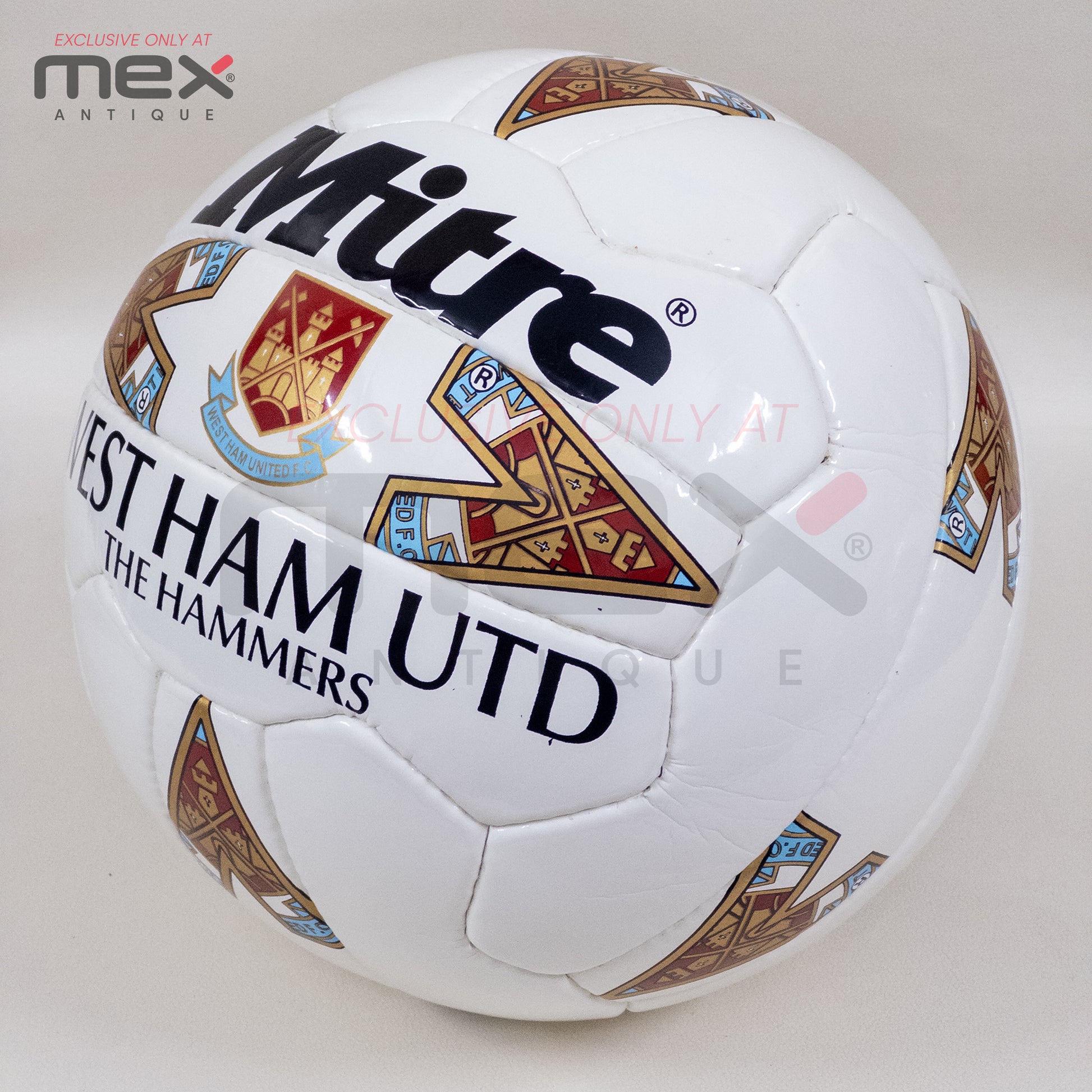 Mitre West Ham United | The Hammers | Size 5 Football | 90s 04