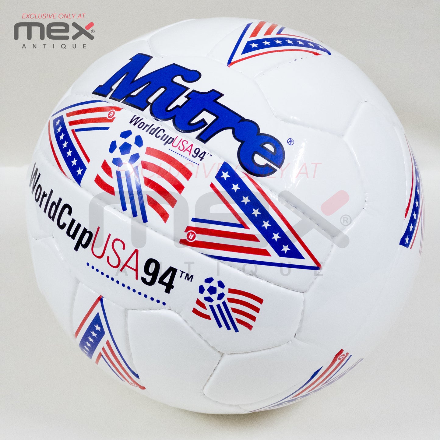 Mitre World Cup USA 94 Ball | World Cup 1994 USA Football | Size 5 Retro Soccer Ball 04