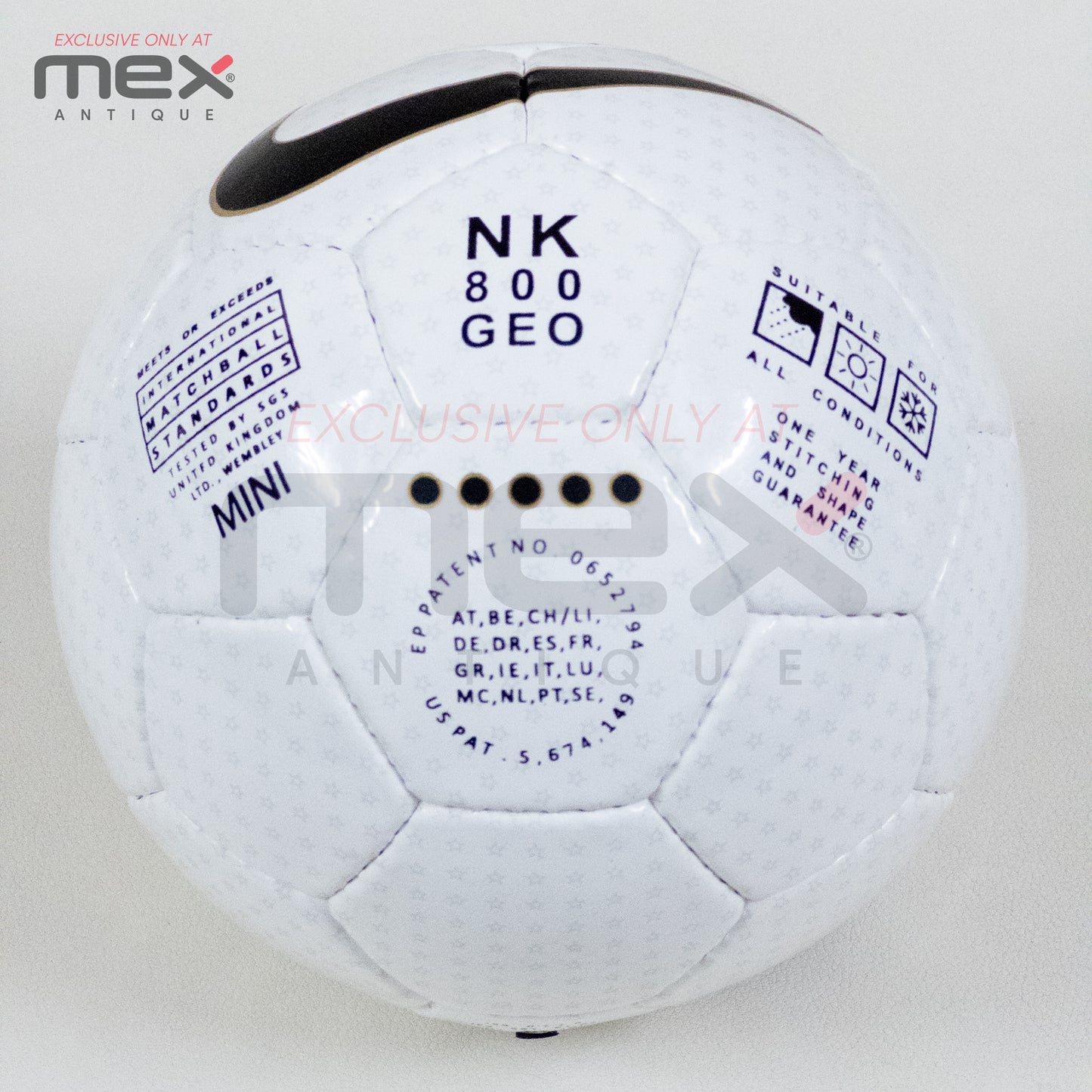 Nike NK 800 Geo Football Mini | 0.84 Geo Design Soccer Ball | Size 5 Champions League 1999/2000 03