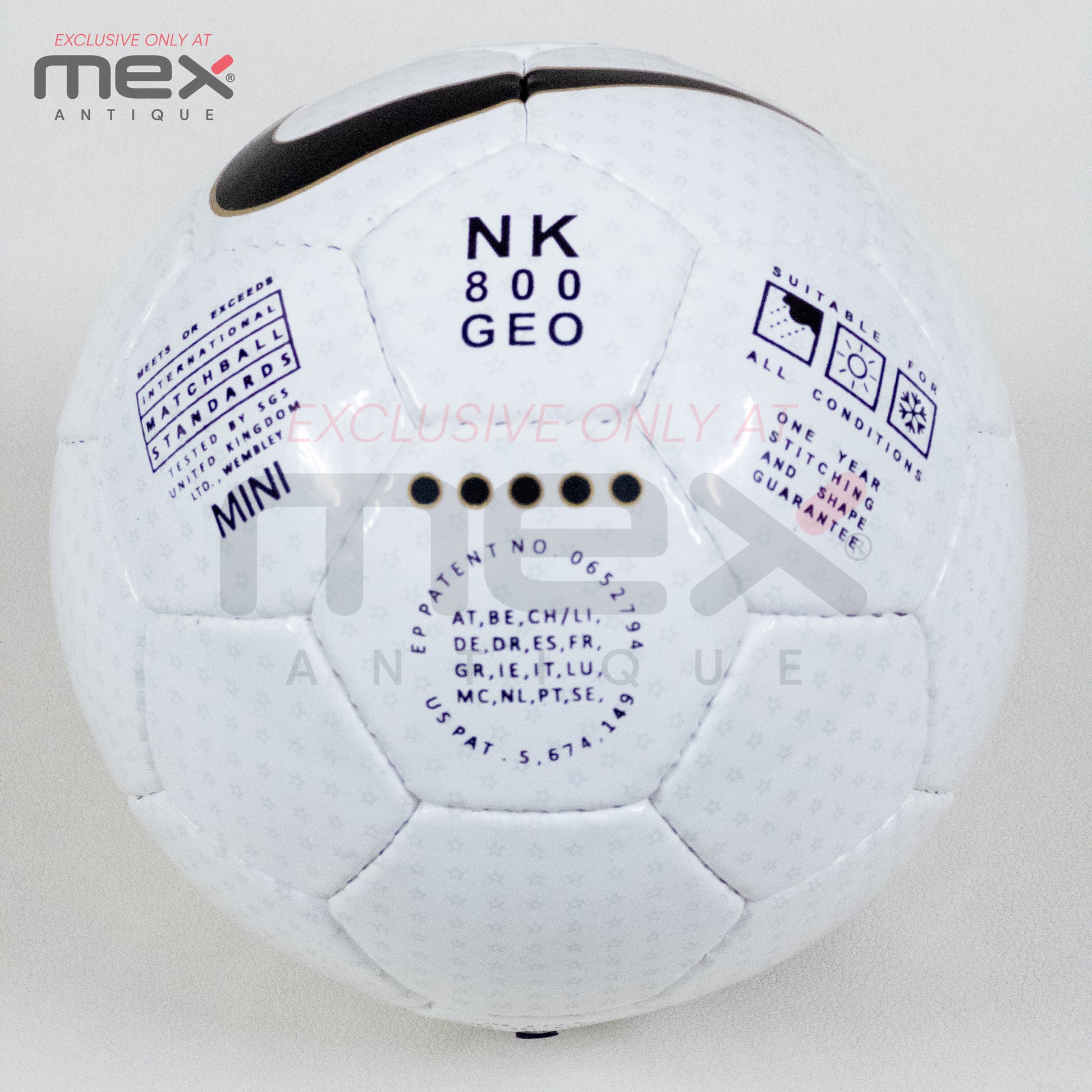 Nike NK 800 Geo Football Mini | 0.84 Geo Design Soccer Ball | Size 5 Champions League 1999/2000 03