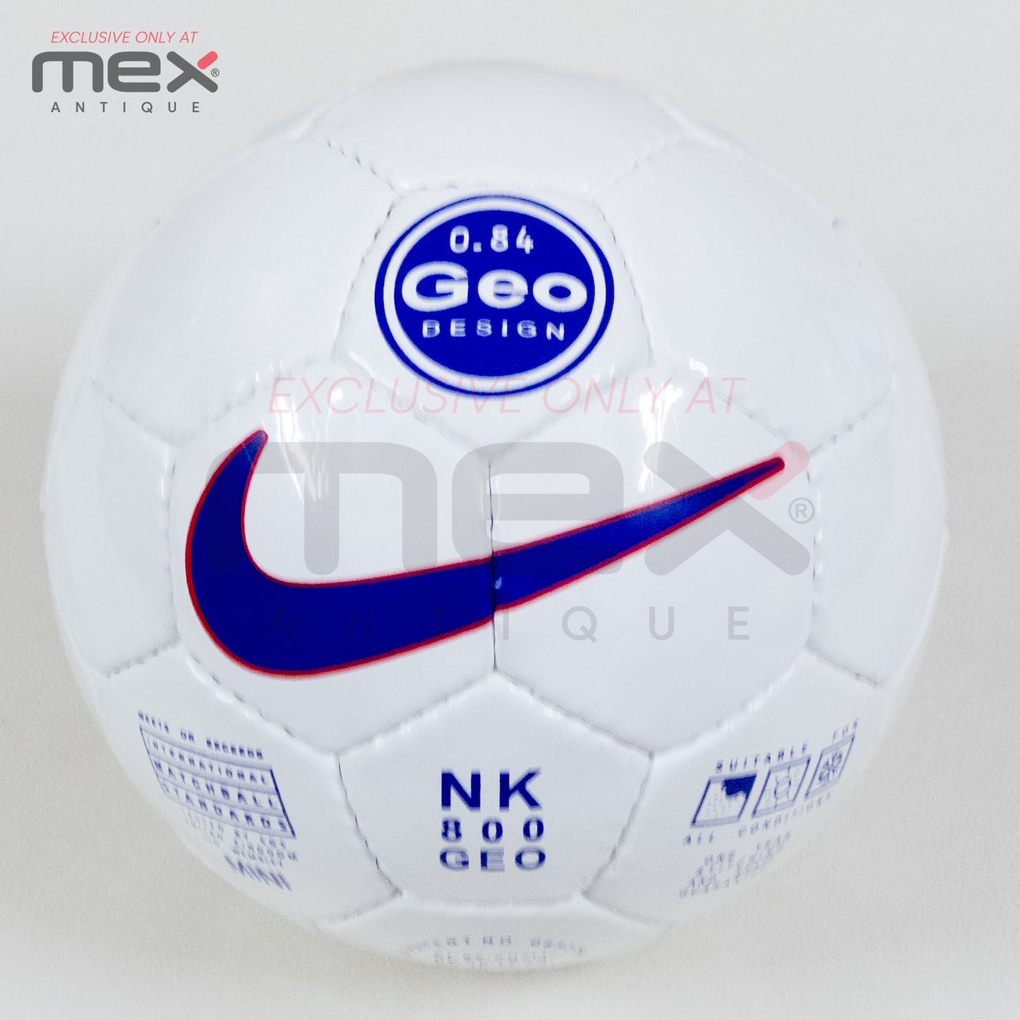 Nike NK Geo 800 Mini Football | 0.84 Geo Design Soccer Ball | Mini Hand Stitched Professional Football