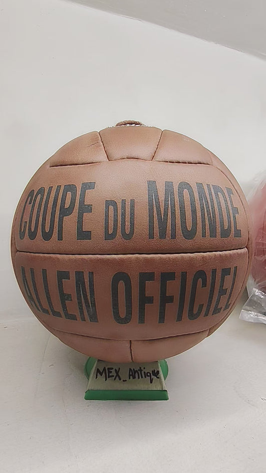 Allen Officiel Coupe Du Monde | 1938 FIFA World Cup Ball | GENIUNE LEATHER SIZE 5